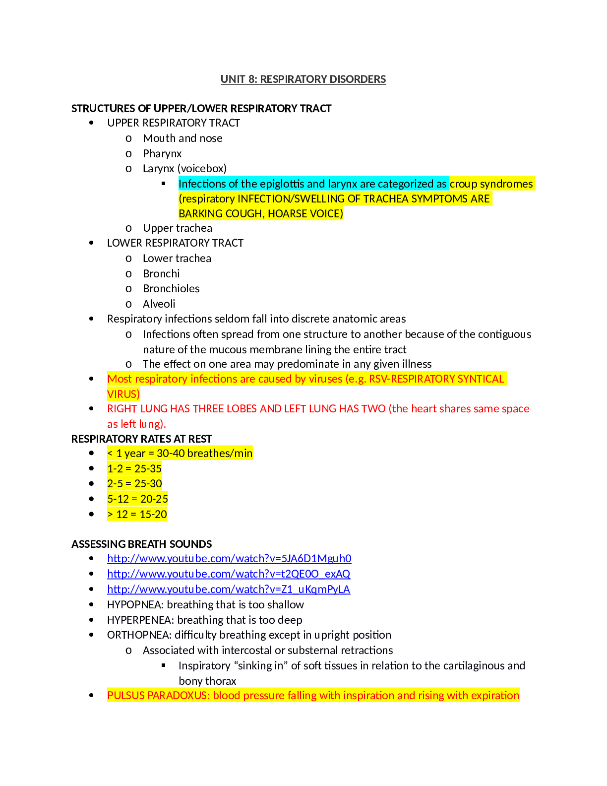 Preview image of NURSING 1310 - PEDS MODULES EXAM 3. document